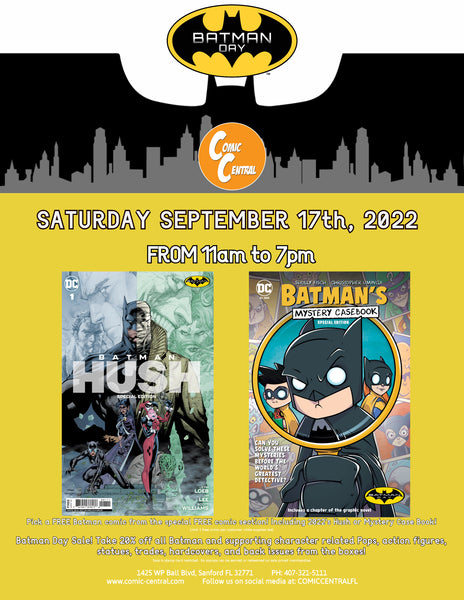 Batman Day is coming on Saturday September 17th!