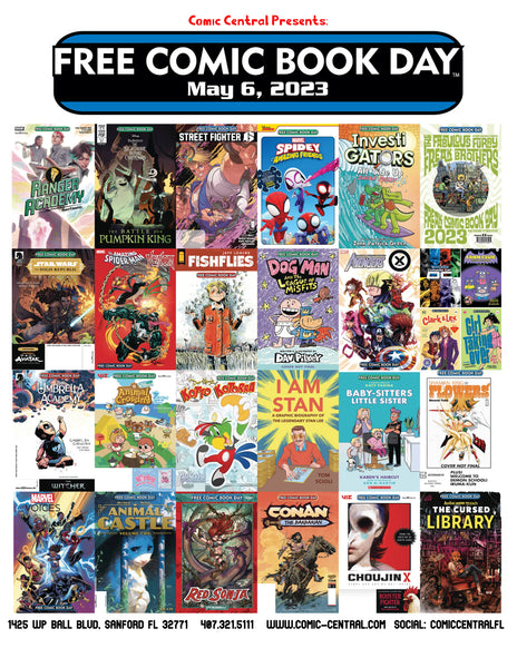 Free Comic Book Day 2023 is coming on Saturday May 6th!
