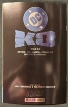 Load image into Gallery viewer, DC K.O. #4 Cover J Javier Fernandez FOIL Variant cover