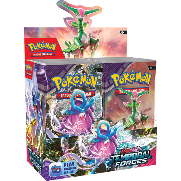 Pokemon TCG Scarlet & Violet Temporal Forces Factory Sealed Booster Box (Box of 36 Sealed Booster Packs)