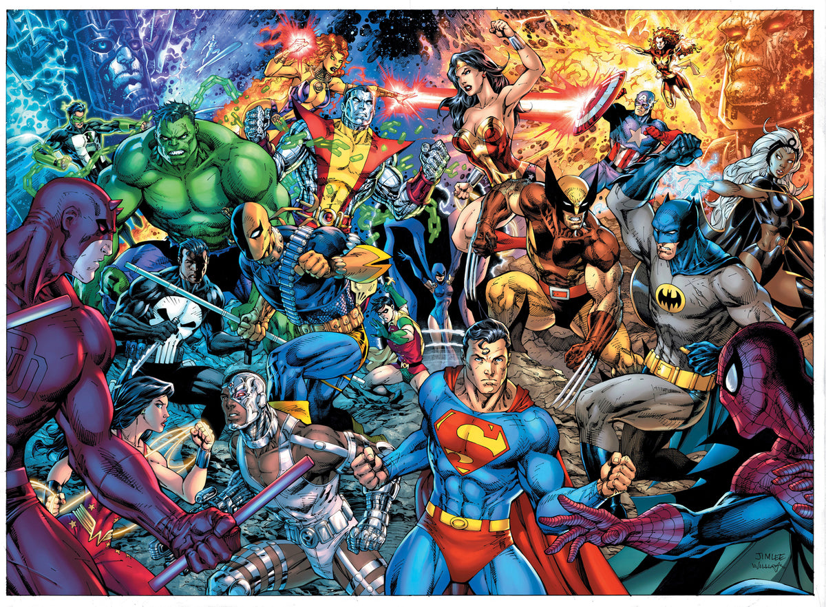【アメコミ裁断済み】DC、マーベルいろいろ 出品3月まで DC Versus Marvel Omnibus HC Direct Market Exclusive Jim Lee