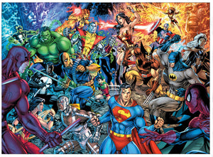 PRE-ORDER: DC Versus Marvel Omnibus HC Direct Market Exclusive Jim Lee Variant cover
