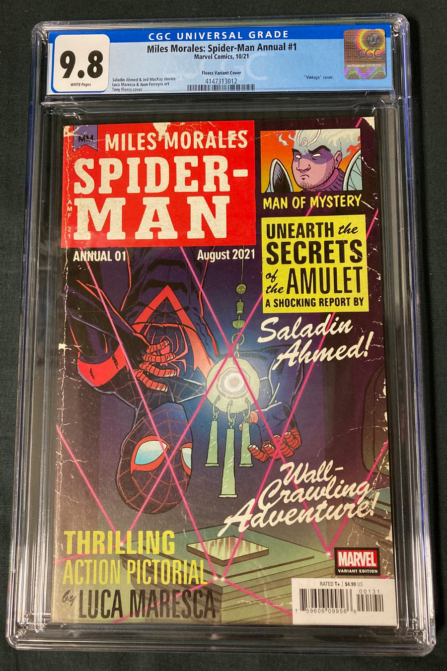 Miles Morales Spider-Man Annual #1 1:25 Variant CGC Graded 9.8