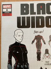 Load image into Gallery viewer, Black Widow #6 1 in 10 Casagrande Design Variant
