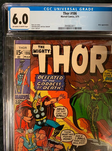 Thor #186 CGC Graded 6.0