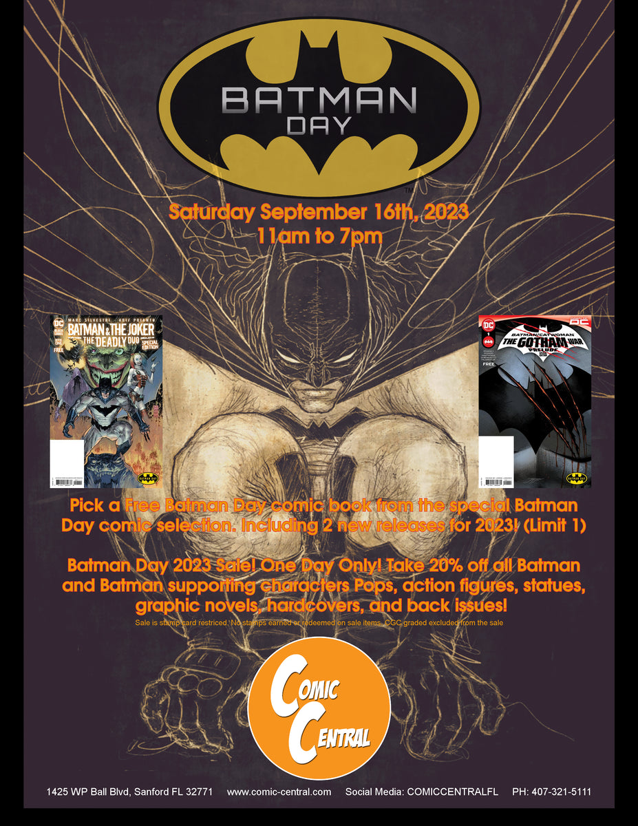 Batman Day 2023 is Saturday September 16th – Comic Central