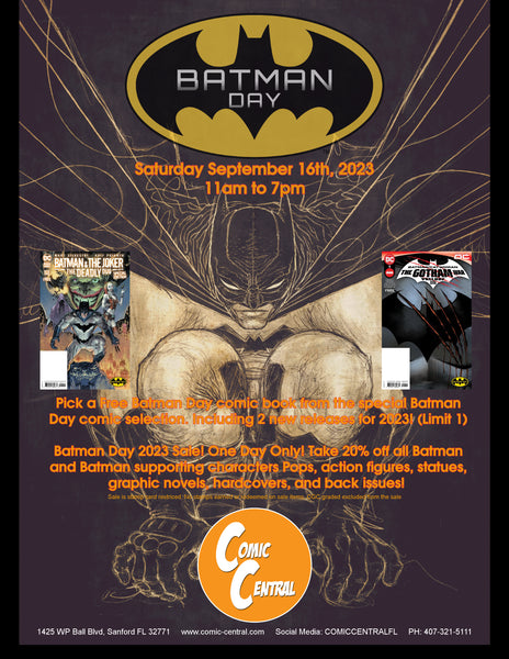 Batman Day 2023 is Saturday September 16th