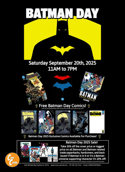 Batman Day is Saturday September 20th 2025