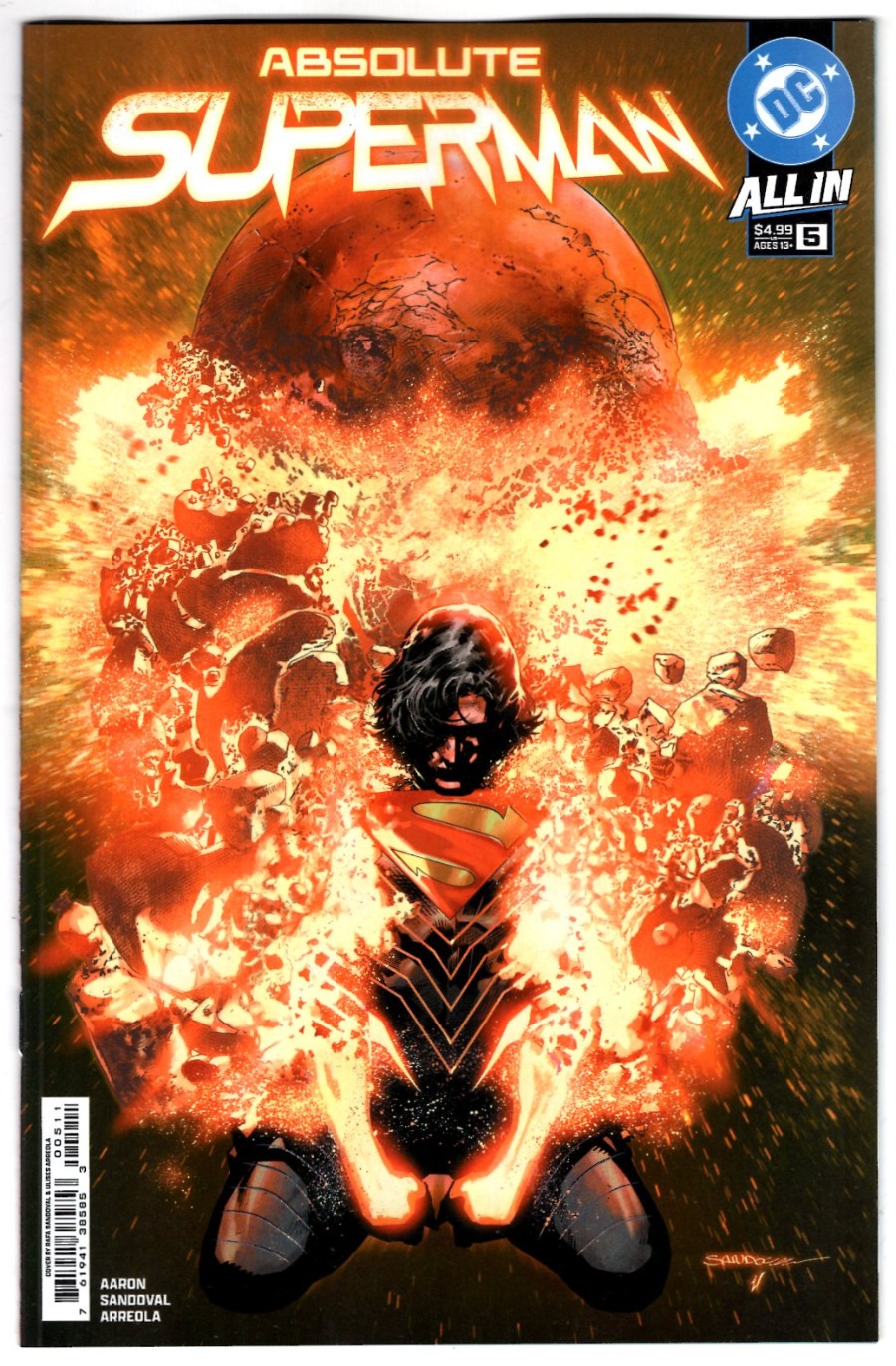 Absolute Superman #5 A Rafa Sandoval Main cover 1st printing