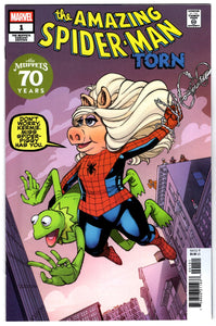 AMAZING SPIDER-MAN TORN #1 JAVIER GARRON MUPPETS VARIANT AMAZING FANTASY #15 HOMAGE