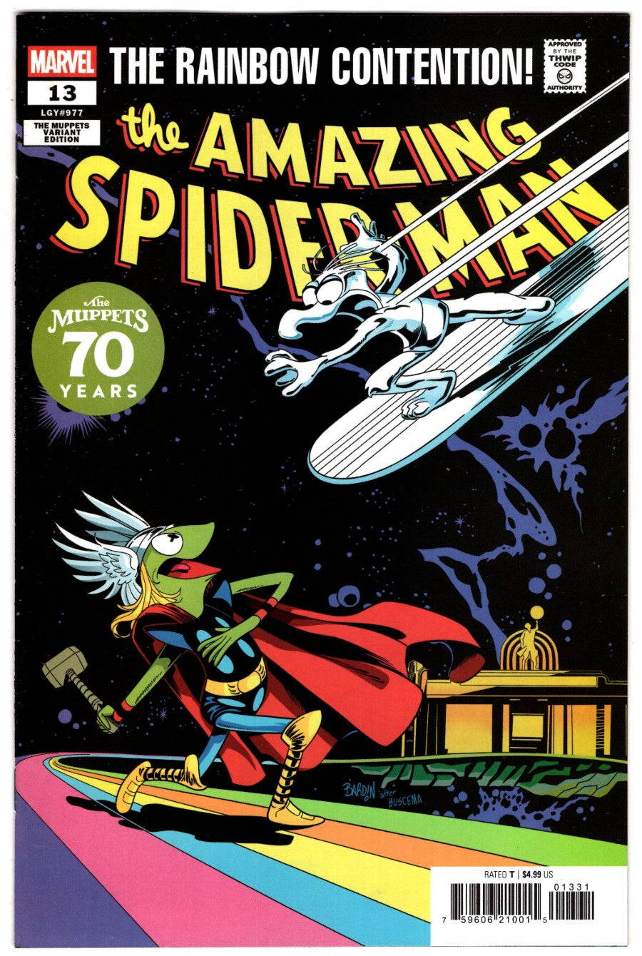 AMAZING SPIDER-MAN #13 DAVE BARDIN MUPPETS VARIANT