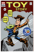 Load image into Gallery viewer, AMAZING SPIDER-MAN #16 E VARIANT MARCO FORCELLONI DISNEY PIXAR TOY STORY HOMAGE COVER
