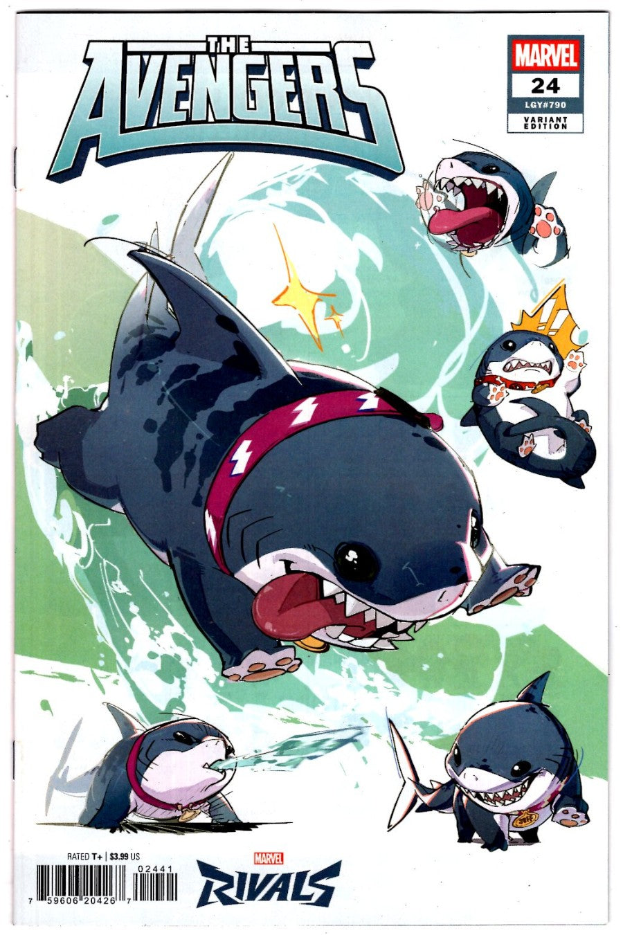 Avengers #24 Netease Games Marvel Rivals Variant featuring Jeff the Land Shark