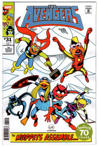 AVENGERS #31 LUCIANO VECCHIO MUPPETS VARIANT AVENGERS #4 HOMAGE