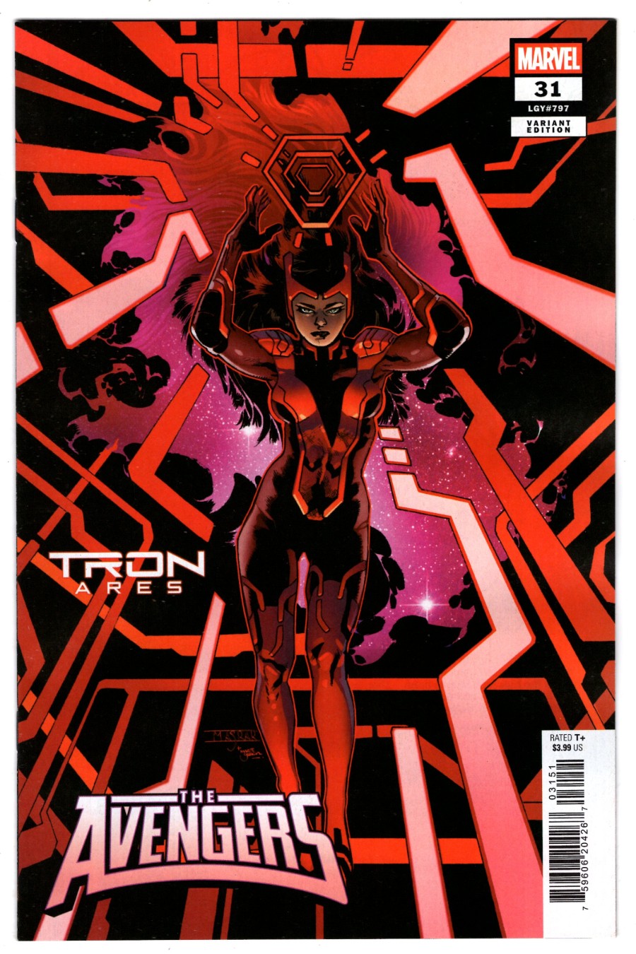 AVENGERS #31 MAHMUD ASRAR TRON ARES VARIANT