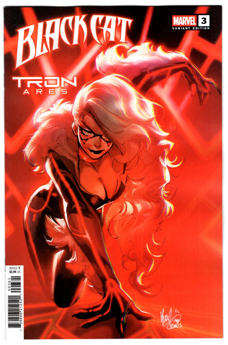 BLACK CAT #3 MIRKA ANDOLFO TRON ARES VARIANT
