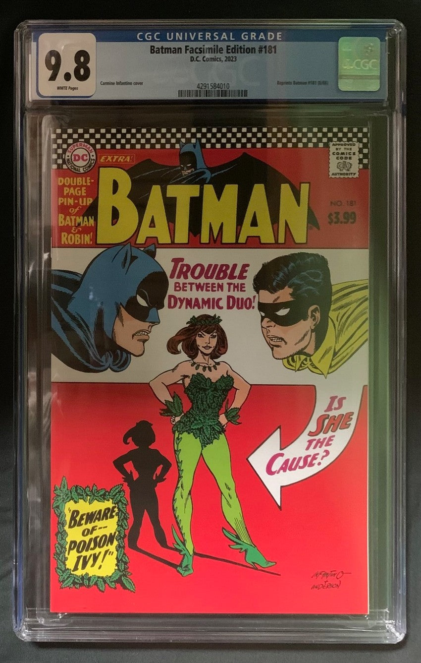 Batman Facsimile Edition #181 CGC Graded 9.8