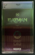 Load image into Gallery viewer, Batman #135 1:50 Foil Virgin Variant Stanley Artgerm Lau CGC Graded 9.8
