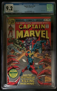 Captain Marvel #44 CGC Graded 9.2
