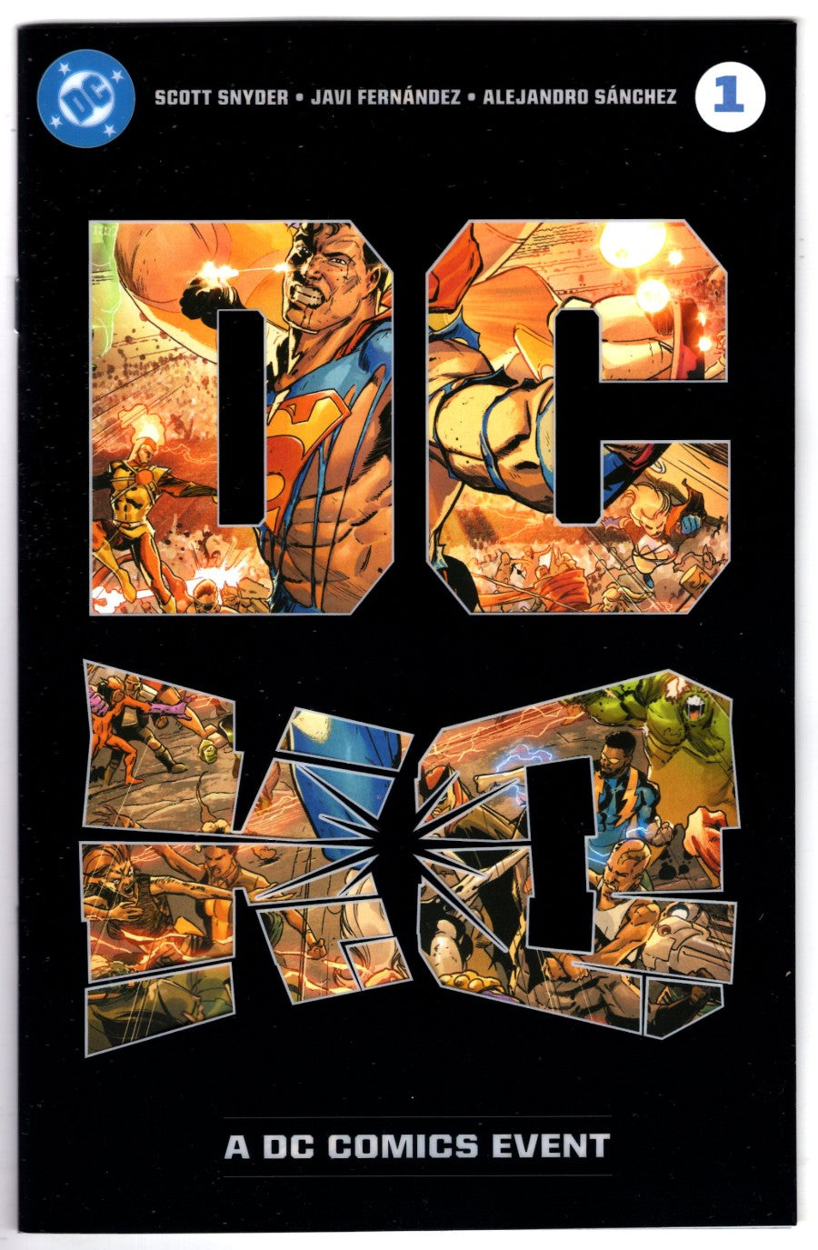 DC K.O. #1  Cover A Javier Fernandez Acetate Main cover 1st printing