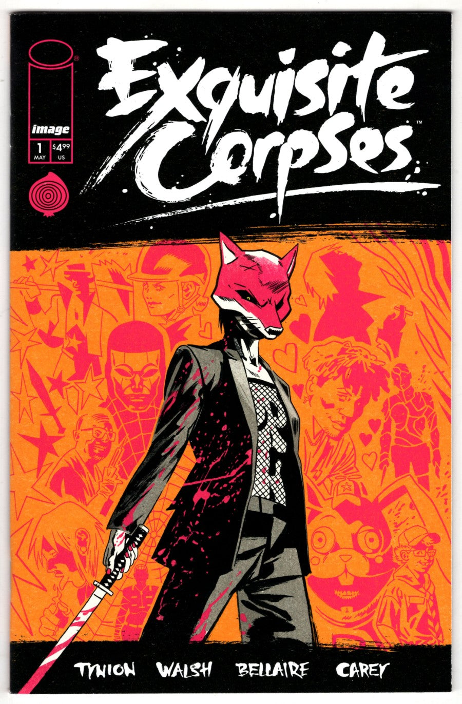Exquisite Corpses #1 cover A Michael Walsh 1st printing