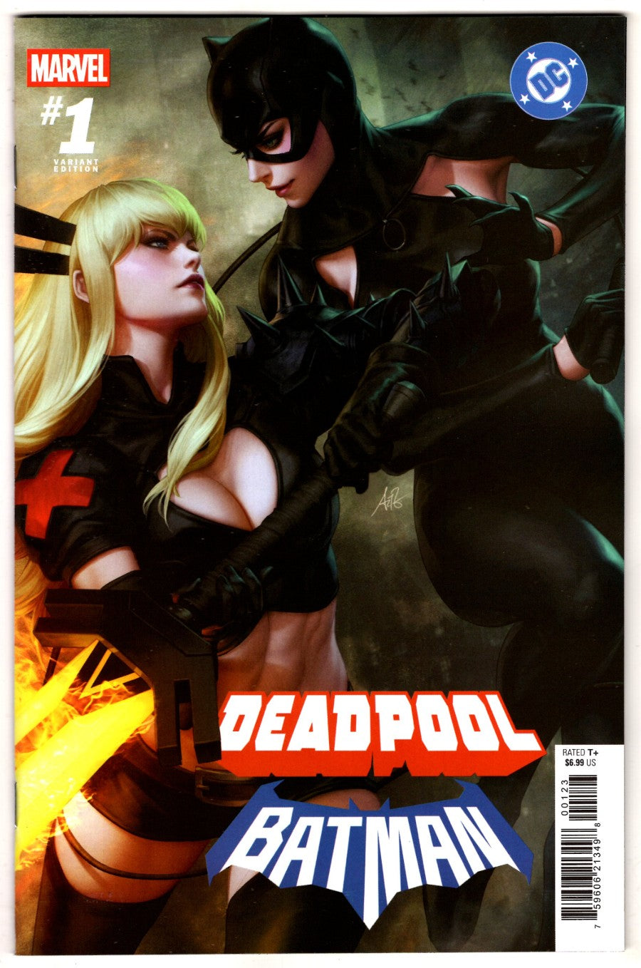 MARVEL DC DEADPOOL BATMAN #1 ARTGERM VARIANT COVER (Trade Dress) 1st PRINTING (LIMIT 1)