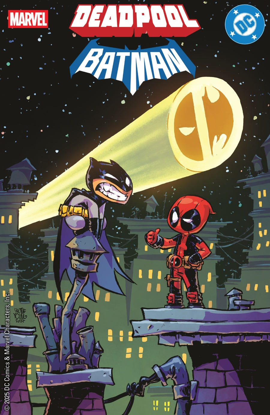 MARVEL DC DEADPOOL BATMAN #1 SKOTTIE YOUNG VARIANT COVER 1st PRINTING (LIMIT 1)