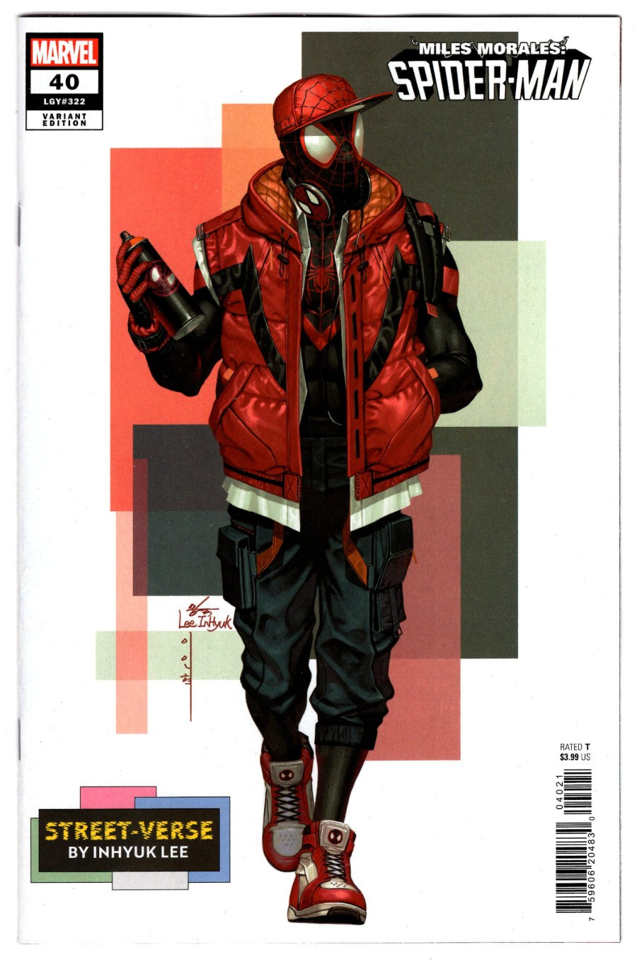 MILES MORALES SPIDER-MAN #40 INHYUK LEE STREET-VERSE VARIANT