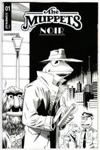 Load image into Gallery viewer, MUPPETS NOIR #1 F 1:10 DECLAN SHALVEY LINE ART RETAIL INCENTIVE VARIANT

