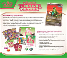 Load image into Gallery viewer, Pokemon Trading Card Game Scarlet and Violet Temporal Forces Elite Trainer Box (Packaging Styles May Vary)
