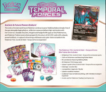 Load image into Gallery viewer, Pokemon Trading Card Game Scarlet and Violet Temporal Forces Elite Trainer Box (Packaging Styles May Vary)
