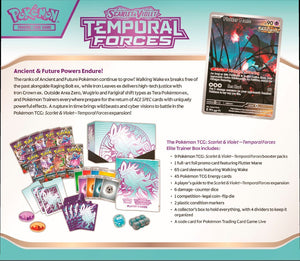 Pokemon Trading Card Game Scarlet and Violet Temporal Forces Elite Trainer Box (Packaging Styles May Vary)