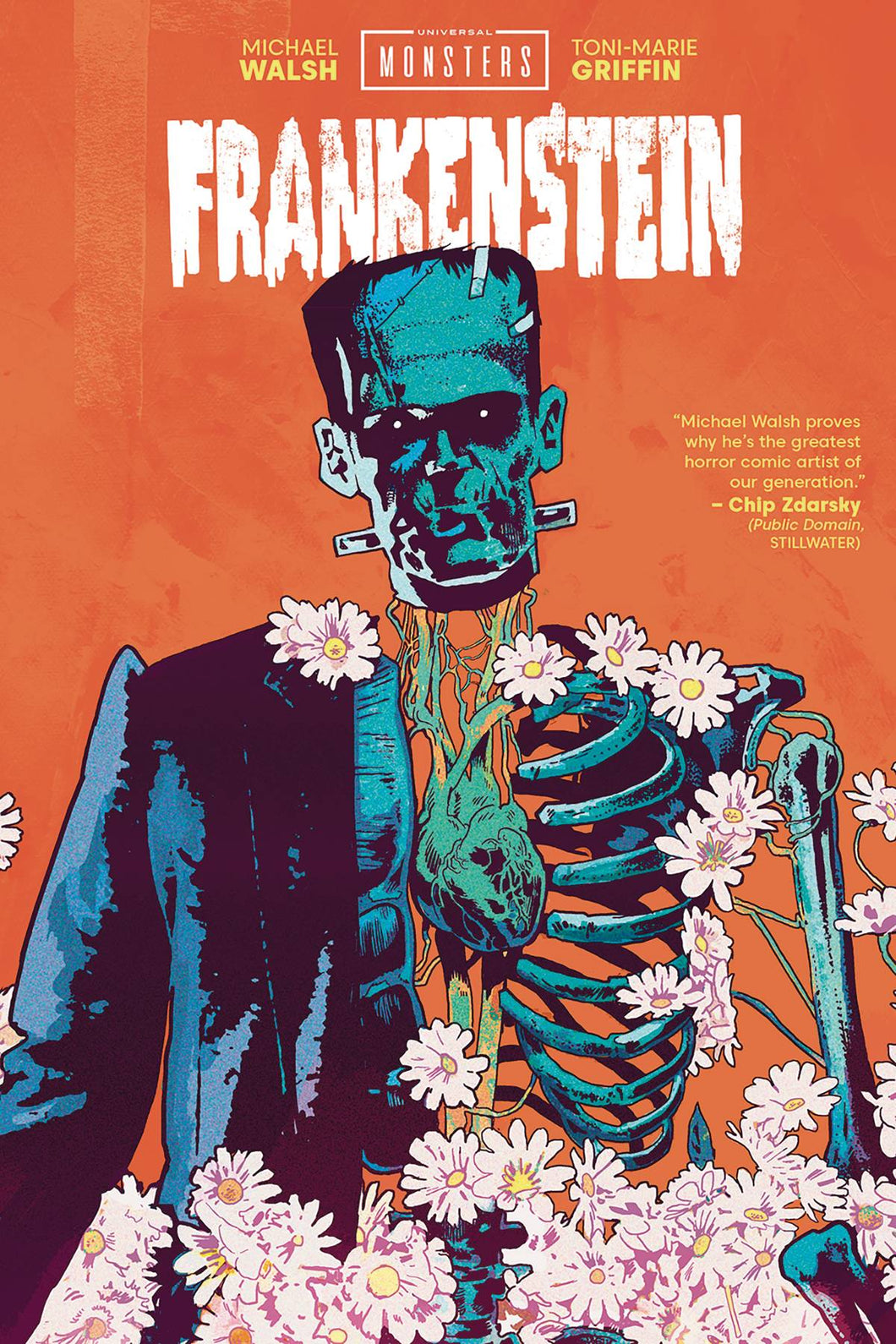 Universal Monsters Frankenstein HC w/Signed Bookplate Michael Walsh cover