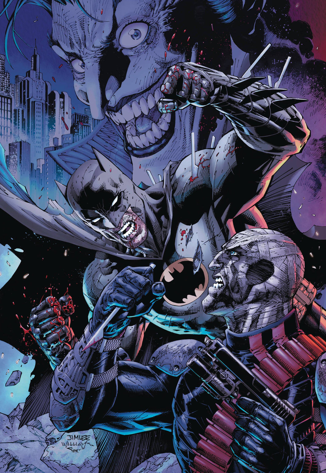 Batman #158 B Variant Jim Lee Connecting Card Stock cover 1 of 2