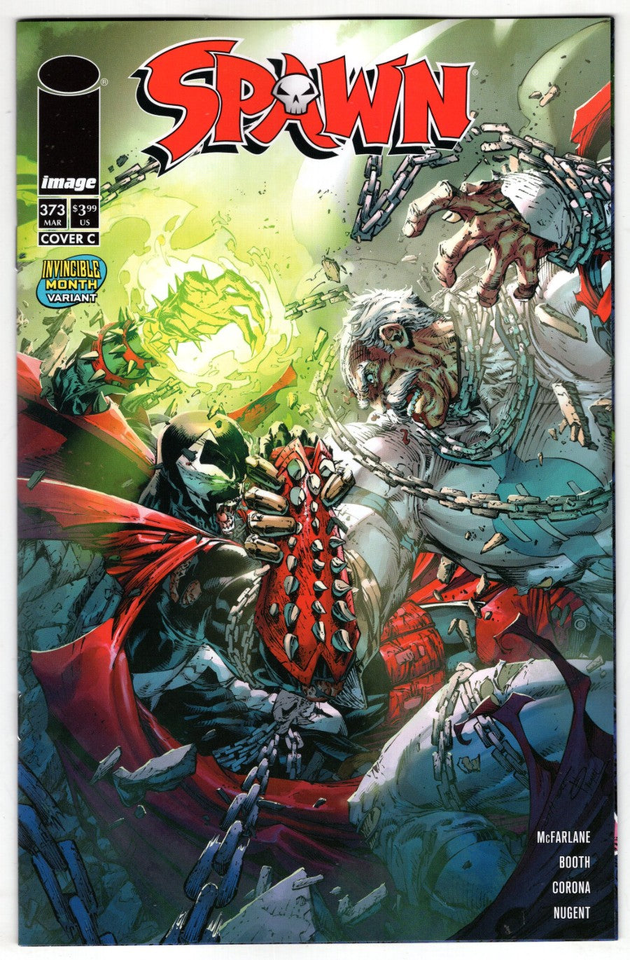 SPAWN #373 C BRETT BOOTH INVINCIBLE TEAM UP VARIANT – Comic Central