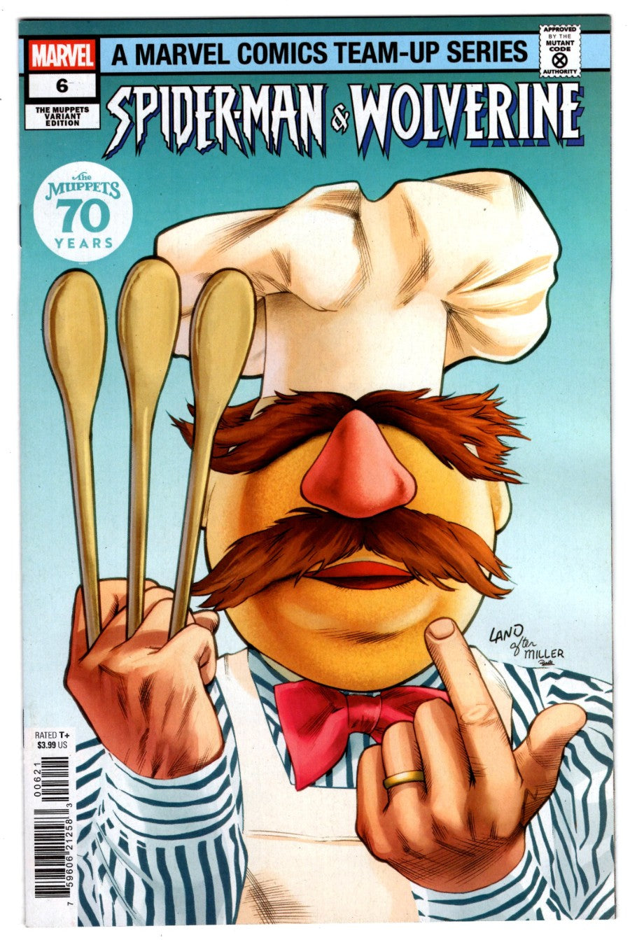 SPIDER-MAN & WOLVERINE #6 GREG LAND MUPPETS VARIANT WOLVERINE #1 HOMAGE