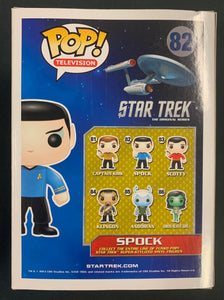 Pop Television Star Trek #82 Spock 3.75" Figure