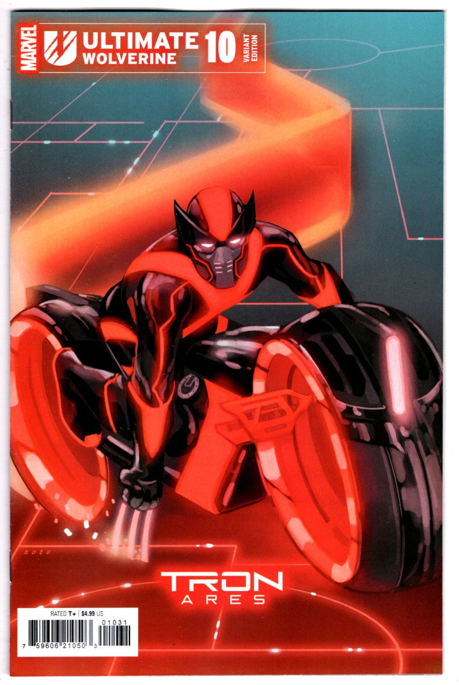 ULTIMATE WOLVERINE #10 PHIL NOTO TRON ARES VARIANT