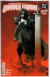 Absolute Wonder Woman #1 4th printing Jim Lee Variant cover