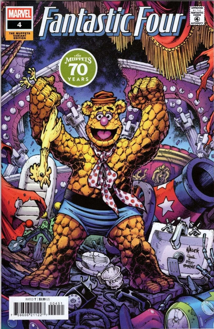 FANTASTIC FOUR #4 TODD NAUCK MUPPETS VARIANT