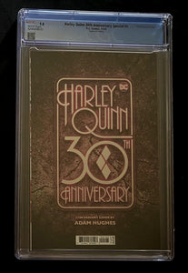 Harley Quinn 30th Anniversary Special #1 Adam Hughes Virgin Foil Variant CGC Graded 9.8