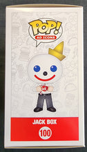 Load image into Gallery viewer, Pop Ad Icons #100 Jack in the Box Jack Box w/SDCC Sticker 3.75&quot; Figure
