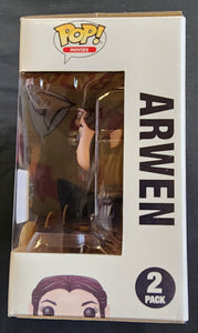 Pop Movies Lord of the Rings Aragorn & Arwen 2 Pack of 3.75" Figures w/2017 Summer Convention Sticker