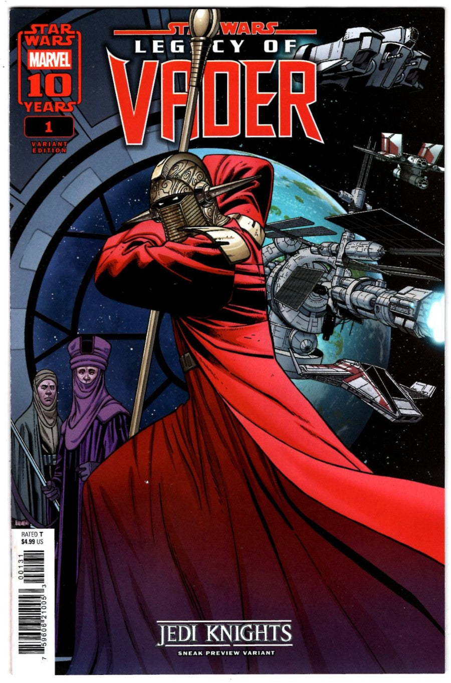 Star Wars Legacy Of Vader #1 Jedi Knights Sneak Preview Variant 1st comic book cover appearance of Atha Prime