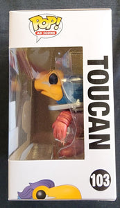 Pop Ad Icons #103 Toucan Museum Edition Limited 1000 w/SDCC Sticker 3.75" Figure