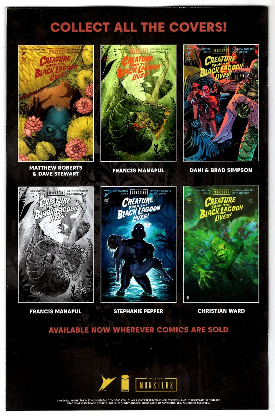 universal monsters creature from the black lagoon Universal Monsters Creature From The Black Lagoon Lives #2 B Francis M – Comic Central