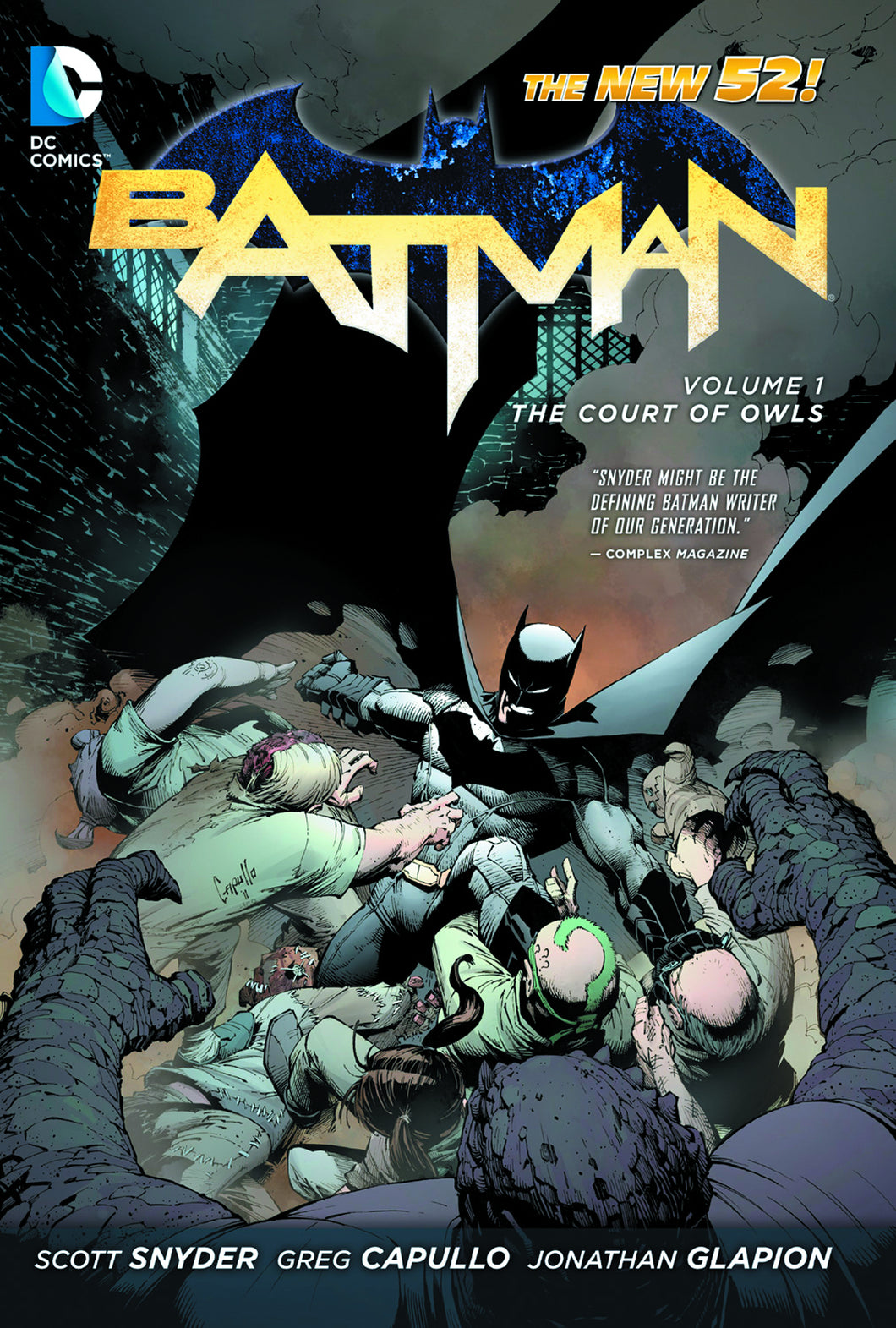 BATMAN VOL 01 THE COURT OF OWLS HC