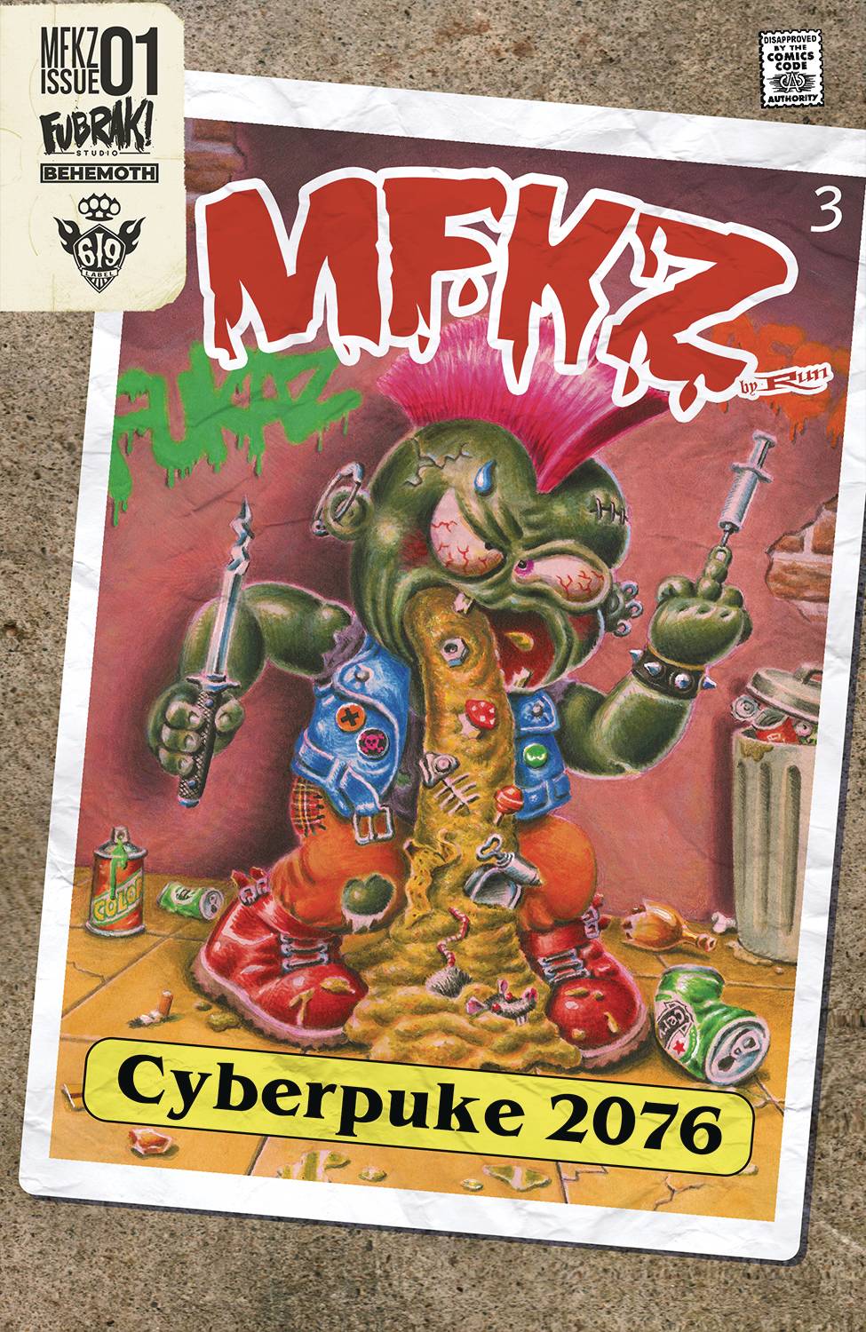 MFKZ #1 1 in 10 Cyberpuke 2076 Retailer Incentive Variant