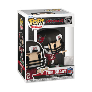 Pop NFL Tampa Bay Buccaneers Tom Brady Home Uniform #157 3.75 Figure