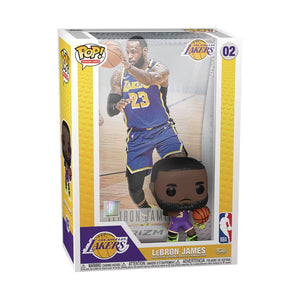 Pop Trading Card NBA Los Angeles Lakers Lebron James #02 w/3.75" Figure
